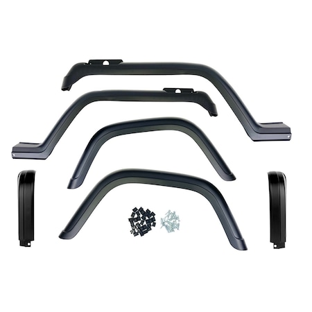 Fairchild Industries 19871995 Jeep Wrangler Fender Flare Kit 6pc KD4045